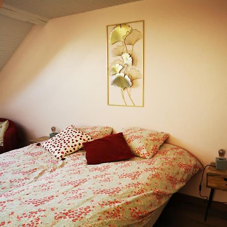 Domaine De L'Esperance, Chambre Rose Bed and Breakfast Bersaillin Exteriör bild