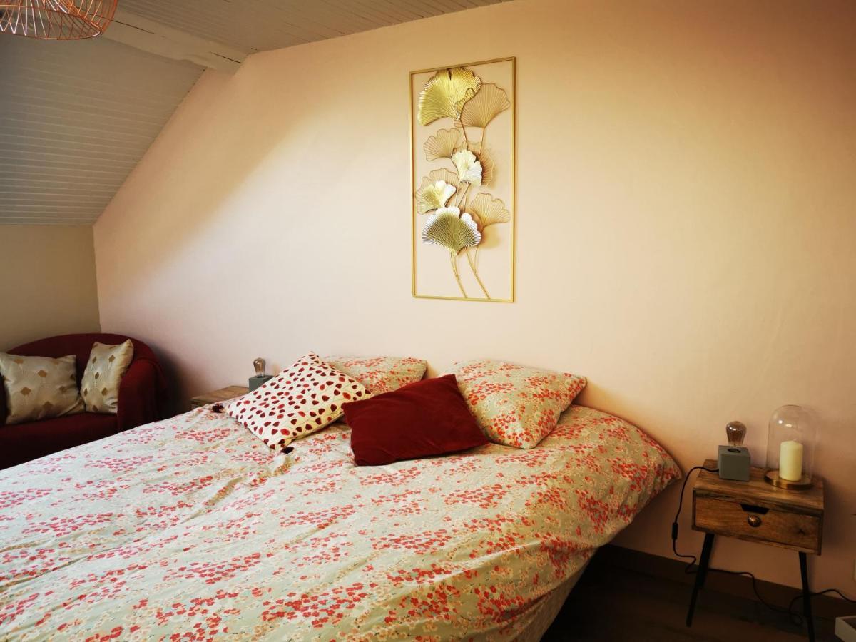 Domaine De L'Esperance, Chambre Rose Bed and Breakfast Bersaillin Exteriör bild